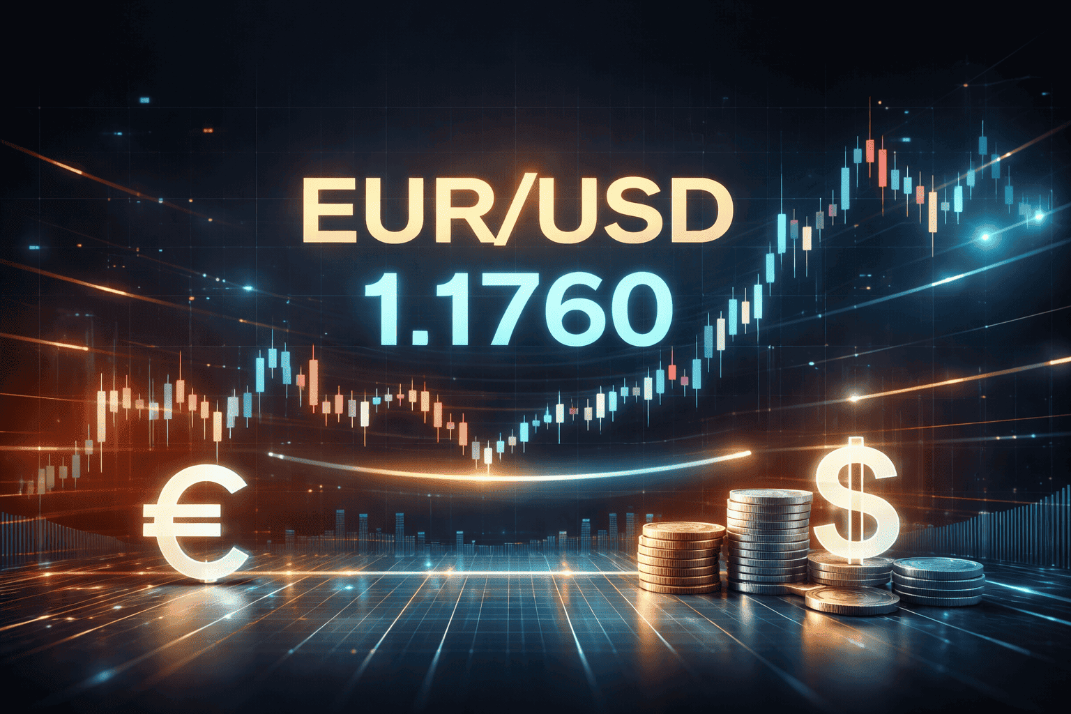 EUR/USD Completes 1.1760 Liquidity Delivery on Intraday Chart